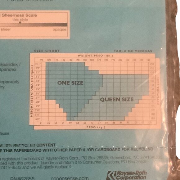 Vtg No Nonsense Essential Basics Knee Highs Reinforced Toe Suntan Q Lot of 2 NEW - Picture 6 of 6